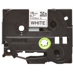 Brother Tape Black on White 18mm